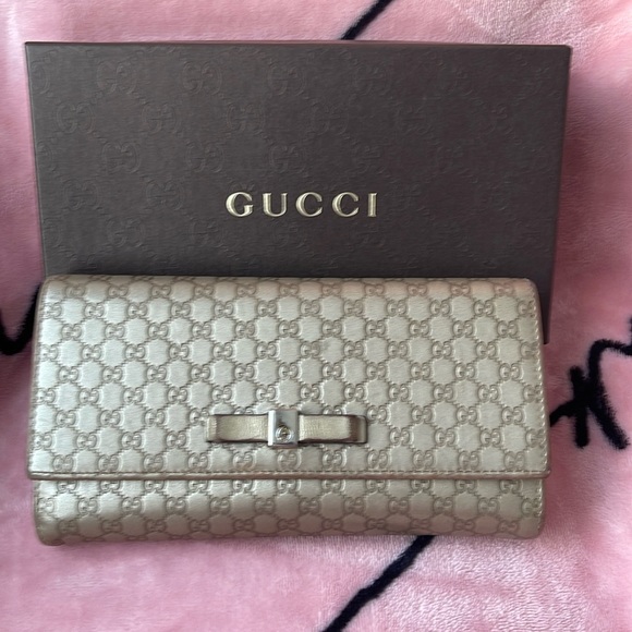Gucci Micro Guccissima Long Wallet - Picture 1 of 16